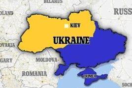 Utolsó választás eredményei Sárga = Timisenko Kék = Janukovics