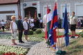 A Szenci küldöttség Mosonmagyaróváron koszorúzott
